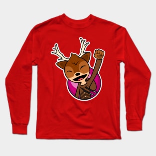 Ecstatica the Raver Reindeer Long Sleeve T-Shirt